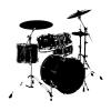 Drum Set Silhouette Drum Set Silhouette