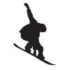 Snowboarding Silhouette