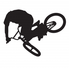  BMX Bike Silhouette