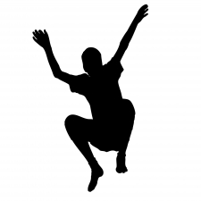 Boy Jumping Silhouette