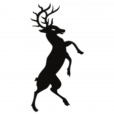 Deer Heraldry Silhouette
