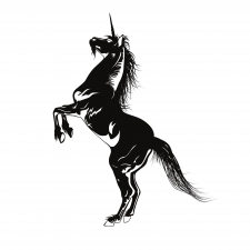 Unicorn Horse Silhouette