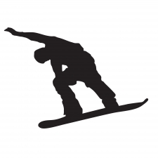 Snowboarding Silhouette